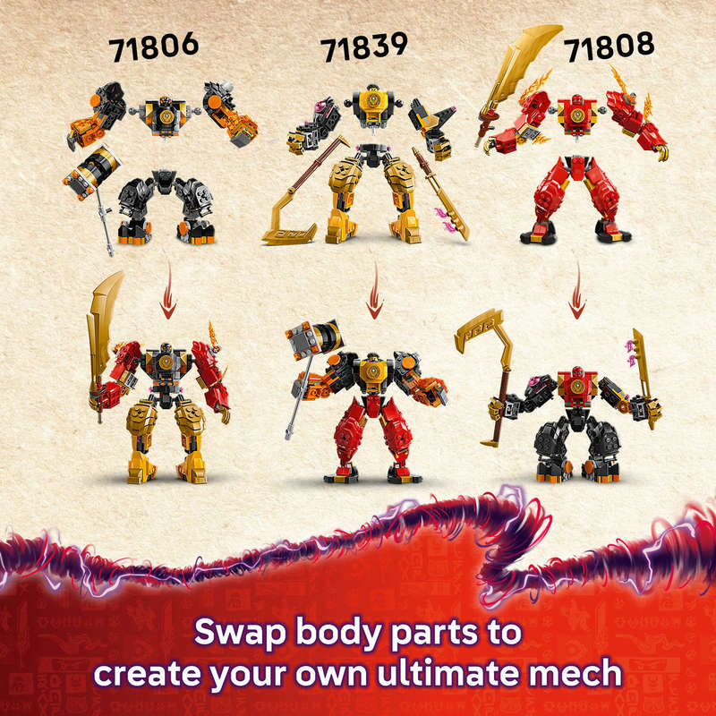 LEGO® NINJAGO® Arins Spinjitzu Battle Mech Toy Set 71839