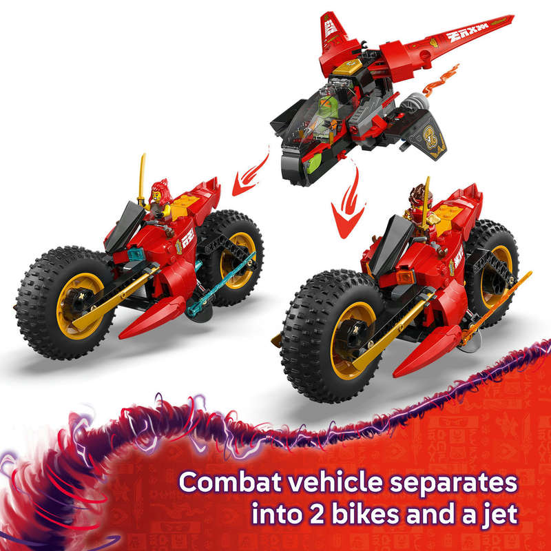 LEGO® NINJAGO® Ninja Combat Vehicle 3-in-1 Toy Building Set 71844