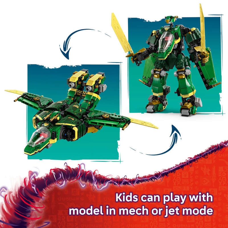 LEGO® NINJAGO® Lloyds Jet Mech Ninja Toy Building Kit 71845