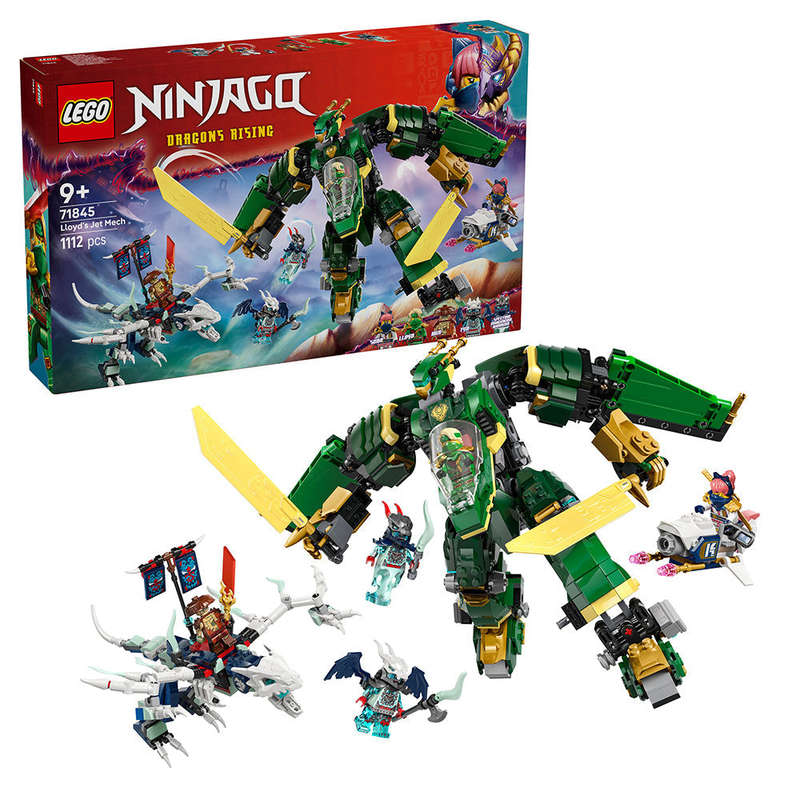 LEGO® NINJAGO® Lloyds Jet Mech Ninja Toy Building Kit 71845