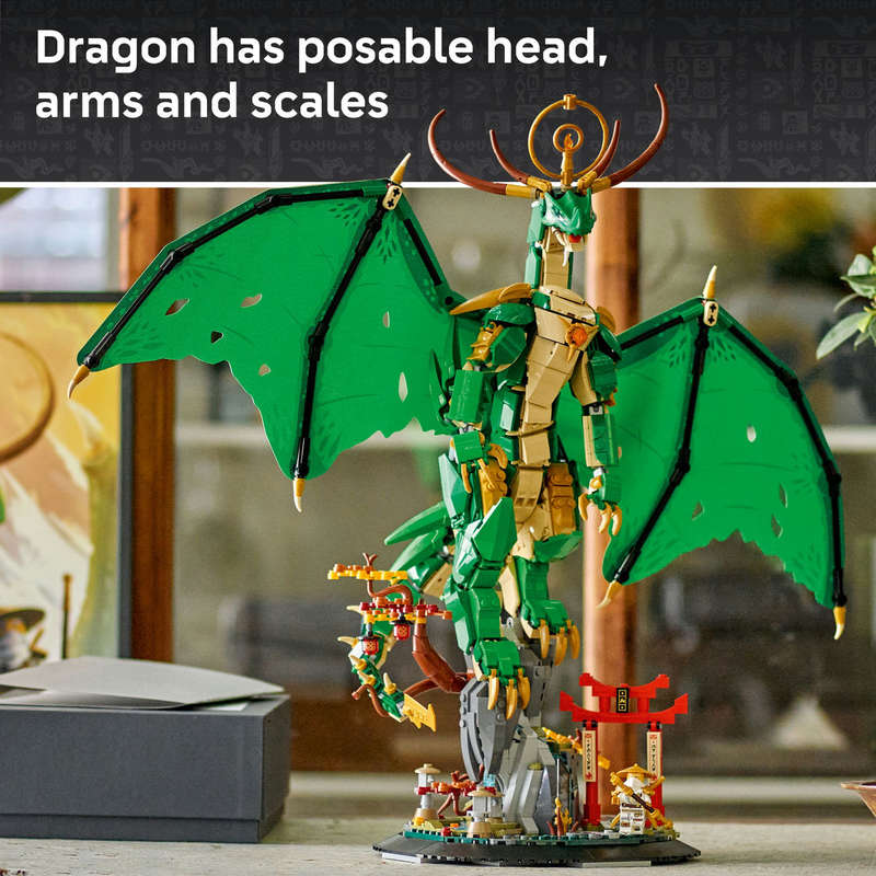 LEGO® NINJAGO® The Guardian Dragon Display Building Kit 71847