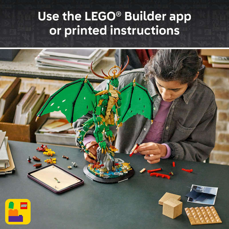 LEGO® NINJAGO® The Guardian Dragon Display Building Kit 71847