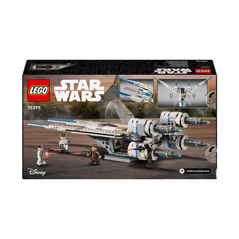 LEGO® Star Wars: Andor Rebel U-Wing Starfighter Buildable Vehicle Model 75399