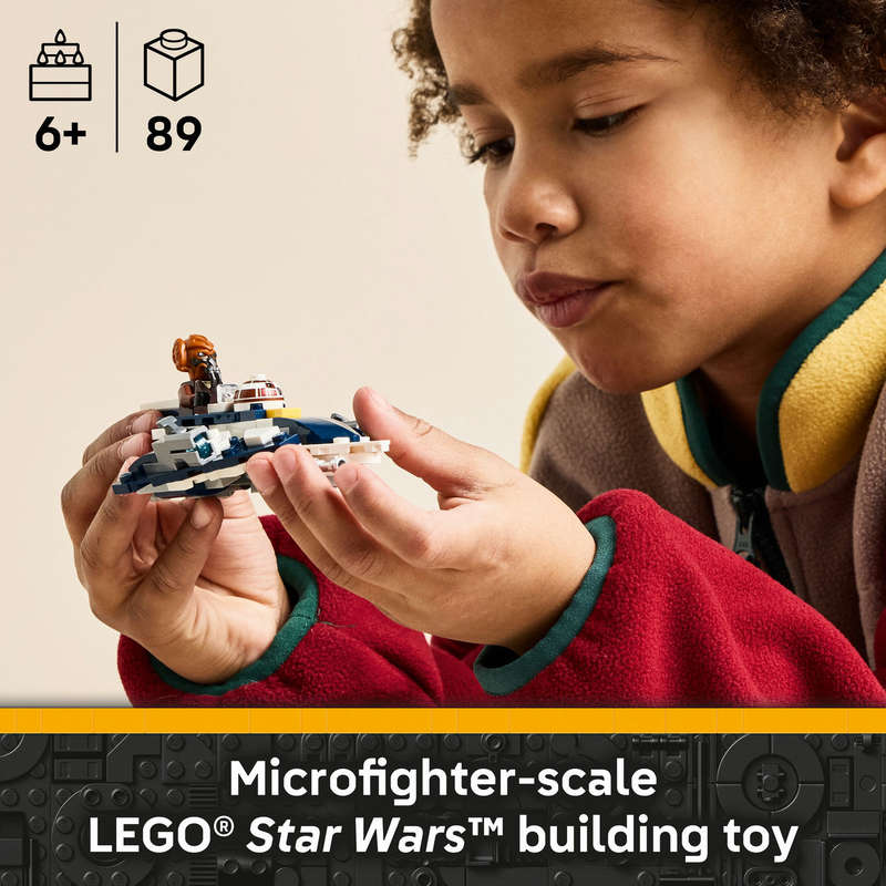 LEGO® Star Wars Plo Koons Jedi Starfighter Microfighter Building Toy 75400