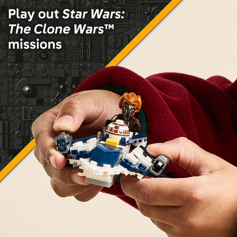 LEGO® Star Wars Plo Koons Jedi Starfighter Microfighter Building Toy 75400