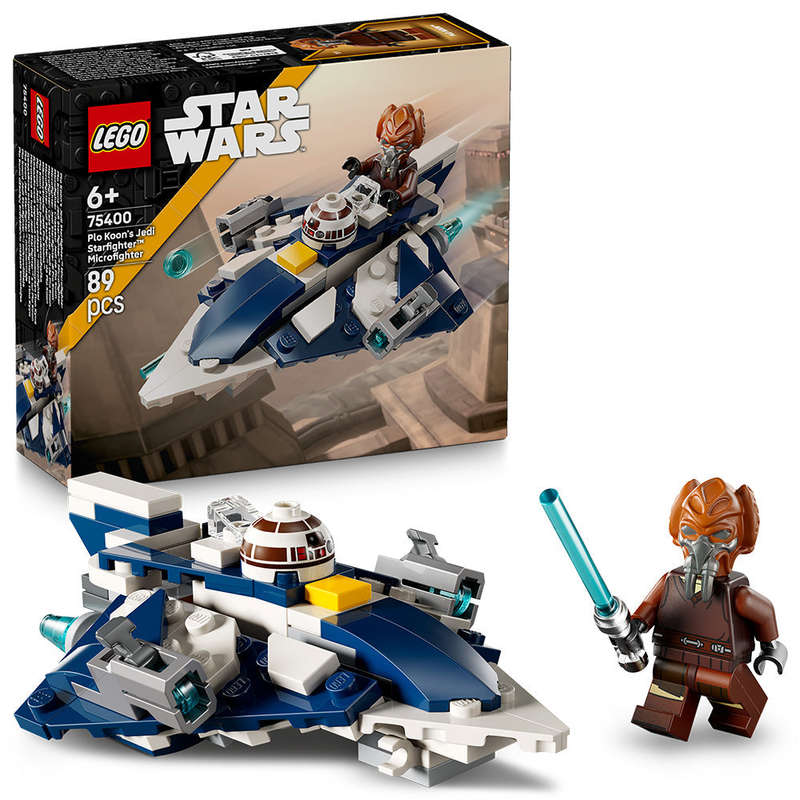 LEGO® Star Wars Plo Koons Jedi Starfighter Microfighter Building Toy 75400