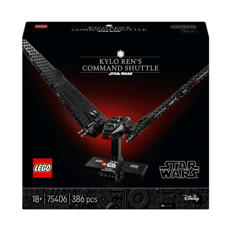 LEGO® Star Wars Kylo Rens Command Shuttle, Buildable Starship Model Kit 75406