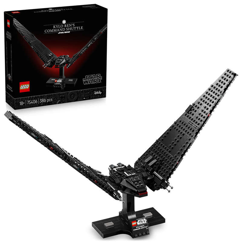 LEGO® Star Wars Kylo Rens Command Shuttle, Buildable Starship Model Kit 75406