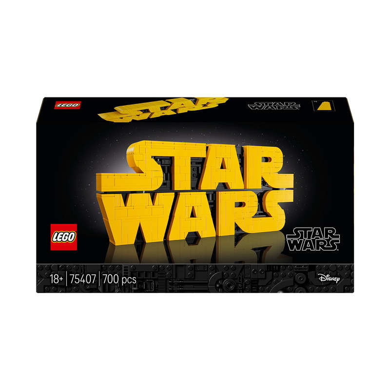 LEGO® Star Wars Brick-Built Star Wars Logo Sign 75407