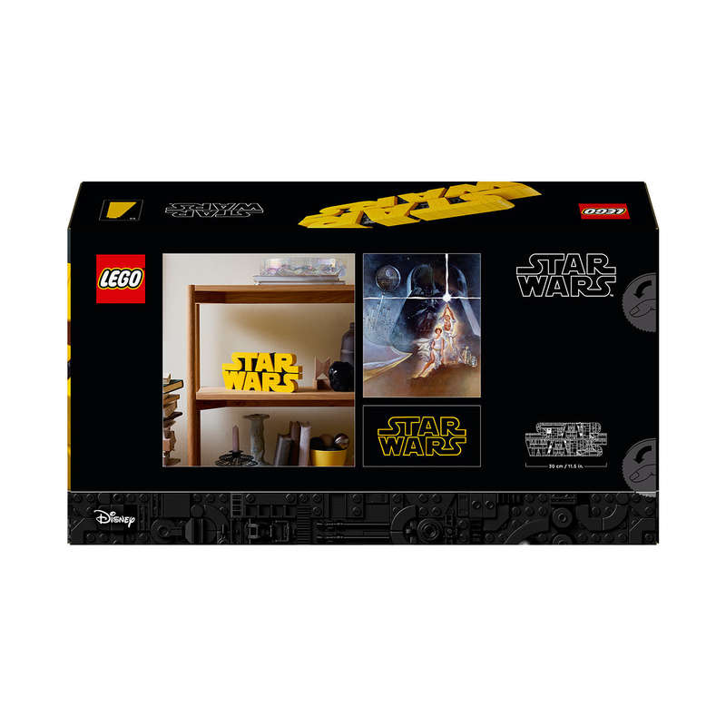 LEGO® Star Wars Brick-Built Star Wars Logo Sign 75407