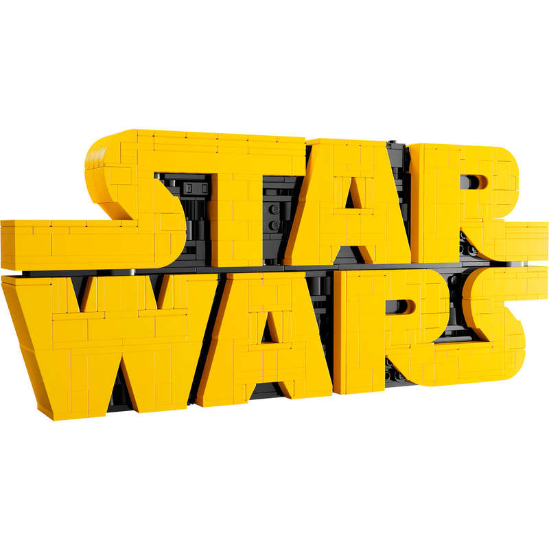 LEGO® Star Wars Brick-Built Star Wars Logo Sign 75407