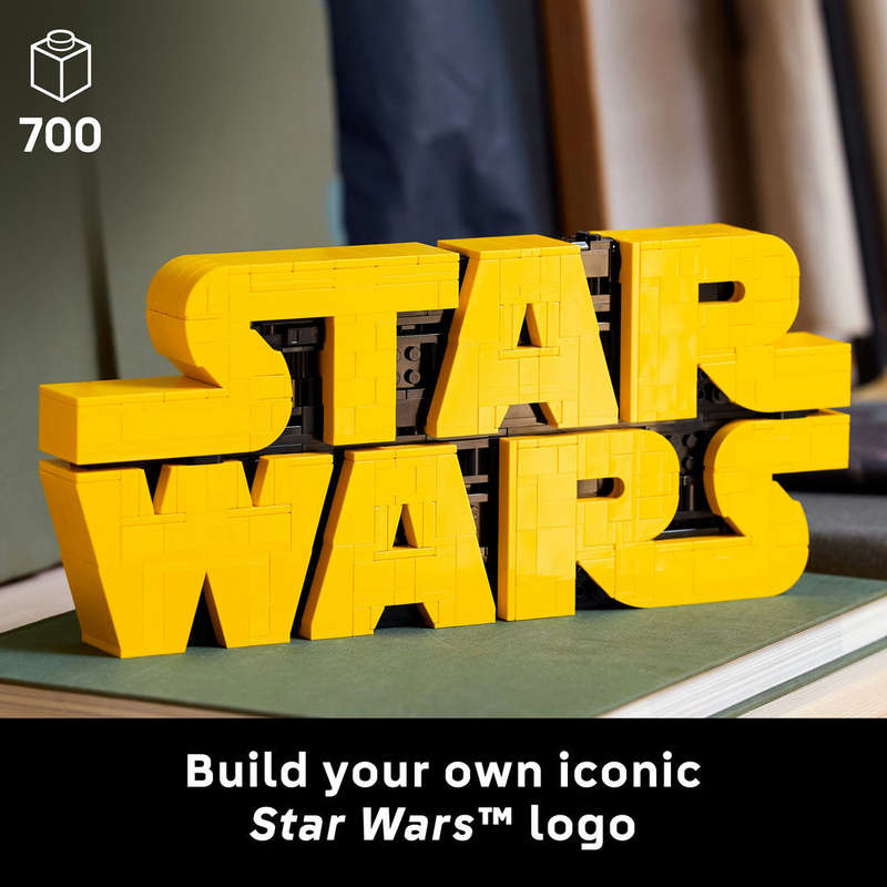 LEGO® Star Wars Brick-Built Star Wars Logo Sign 75407