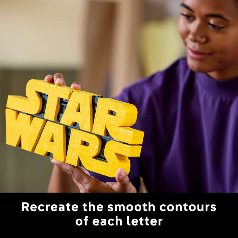 LEGO® Star Wars Brick-Built Star Wars Logo Sign 75407