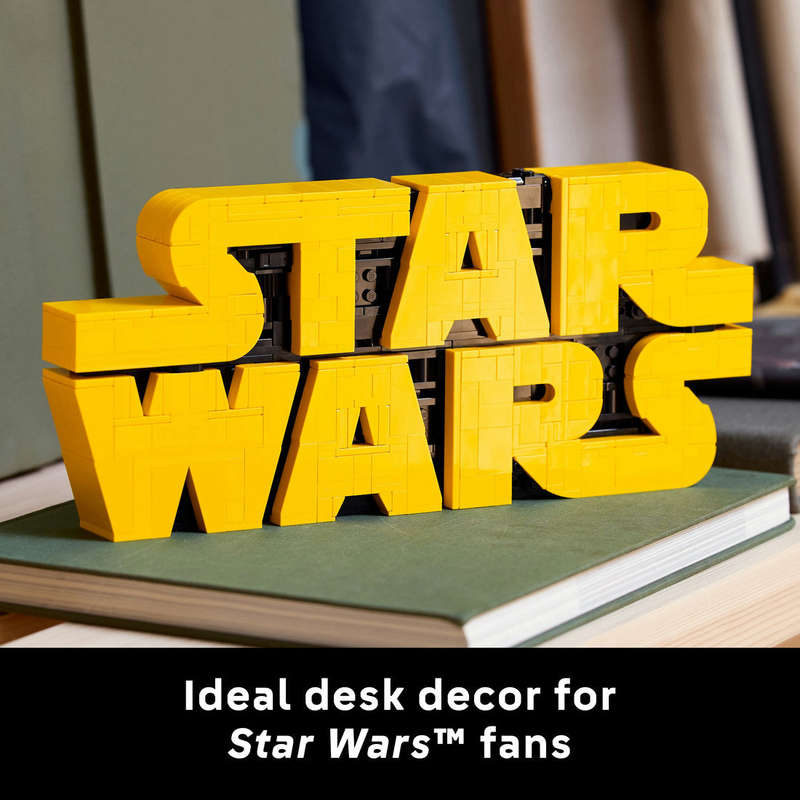 LEGO® Star Wars Brick-Built Star Wars Logo Sign 75407