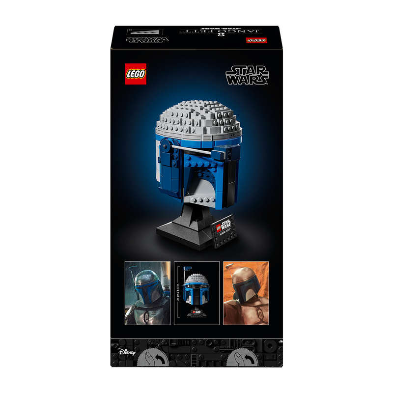 LEGO® Star Wars Jango Fett Helmet, Buildable Model Kit for Adults 75408