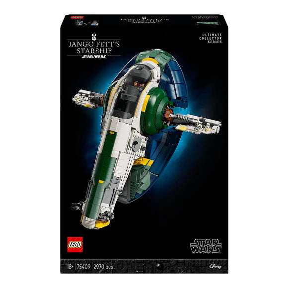 LEGO® Star Wars Jango Fetts Firespray-Class Starship Display Set 75409