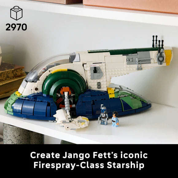 LEGO® Star Wars Jango Fetts Firespray-Class Starship Display Set 75409