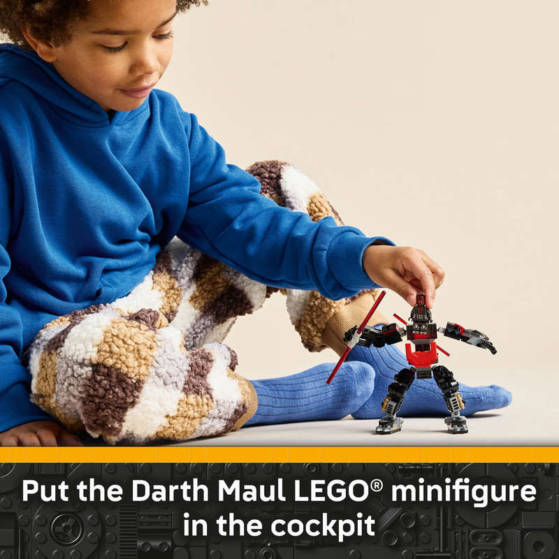 LEGO® Star Wars: The Clone Wars Darth Maul Mech Building Toy for Kids 75411