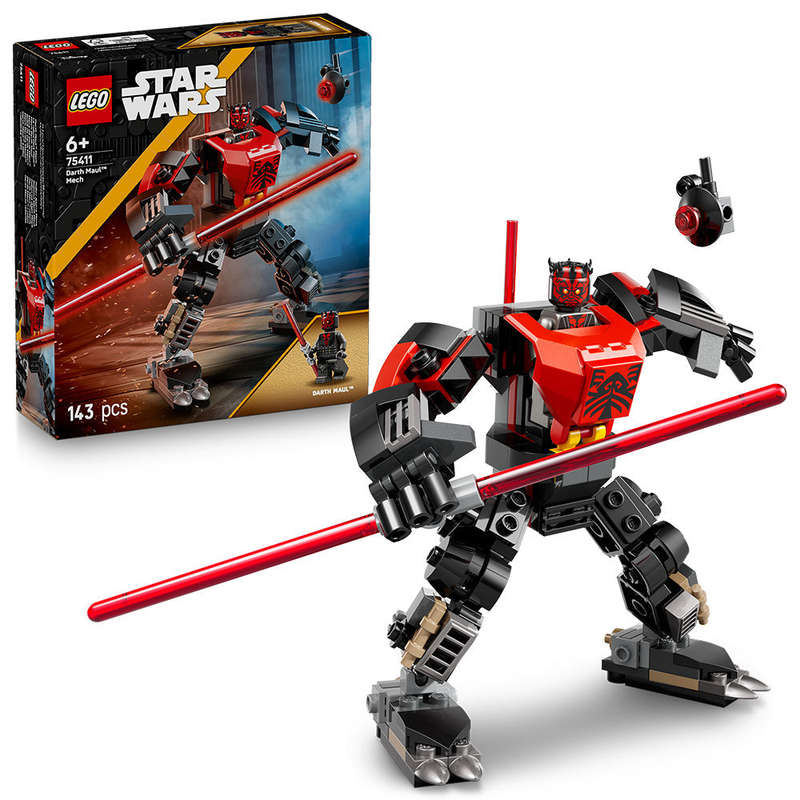 LEGO® Star Wars: The Clone Wars Darth Maul Mech Building Toy for Kids 75411