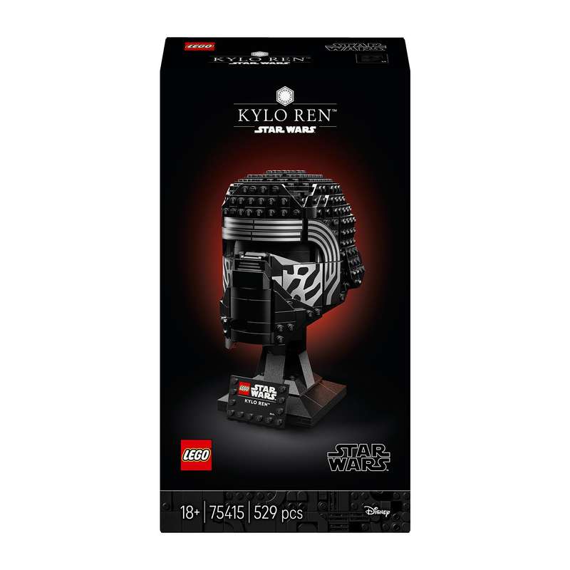 LEGO® Star Wars Kylo Ren Helmet, Buildable Model Kit for Adults 75415