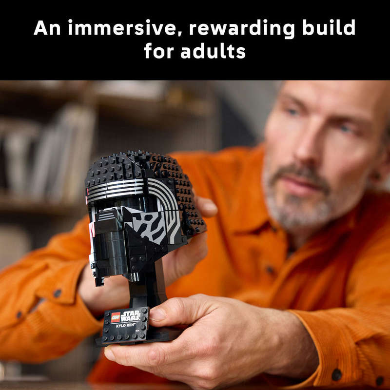 LEGO® Star Wars Kylo Ren Helmet, Buildable Model Kit for Adults 75415
