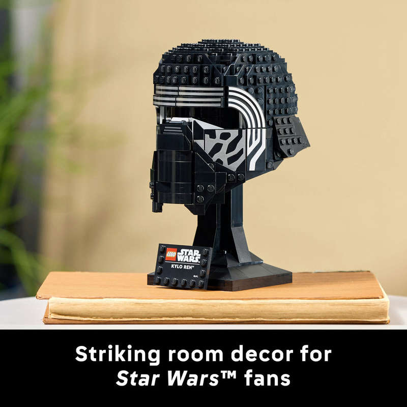 LEGO® Star Wars Kylo Ren Helmet, Buildable Model Kit for Adults 75415