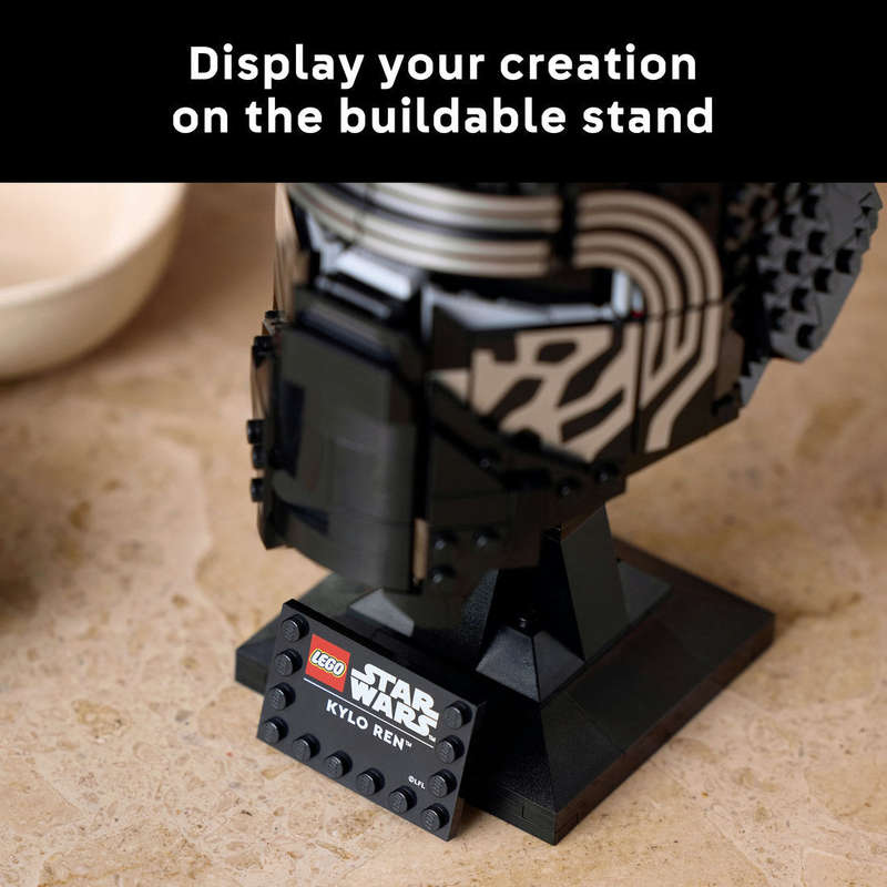 LEGO® Star Wars Kylo Ren Helmet, Buildable Model Kit for Adults 75415