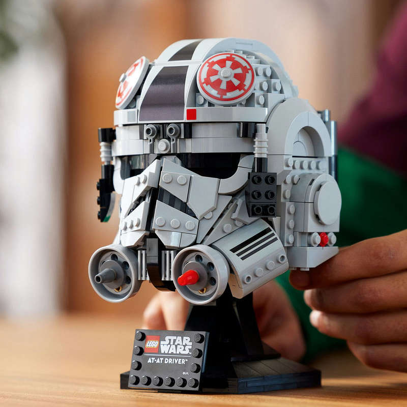 LEGO® Star Wars AT-AT Driver Helmet, Buildable Model Kit 75429