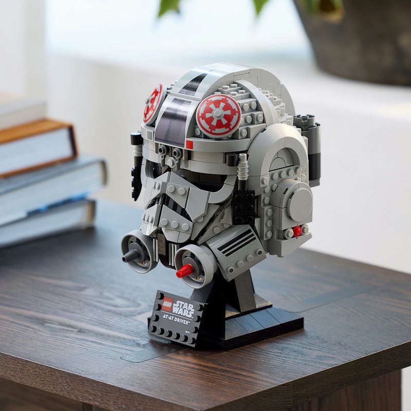 LEGO® Star Wars AT-AT Driver Helmet, Buildable Model Kit 75429