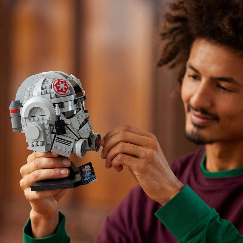 LEGO® Star Wars AT-AT Driver Helmet, Buildable Model Kit 75429