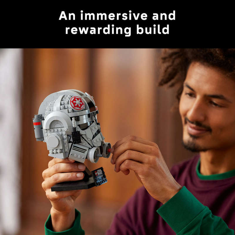 LEGO® Star Wars AT-AT Driver Helmet, Buildable Model Kit 75429