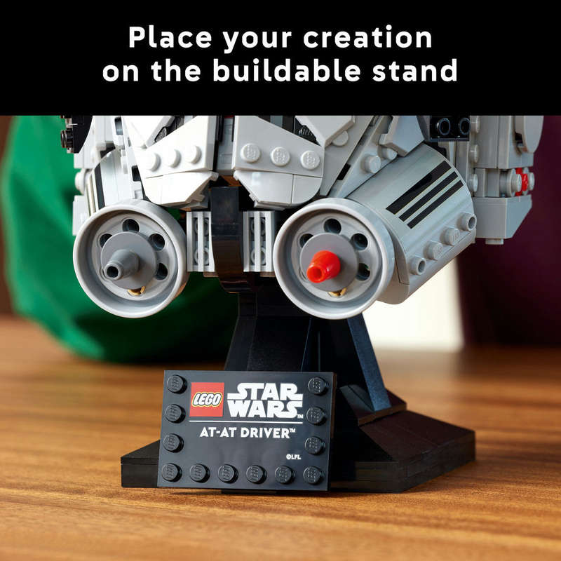 LEGO® Star Wars AT-AT Driver Helmet, Buildable Model Kit 75429