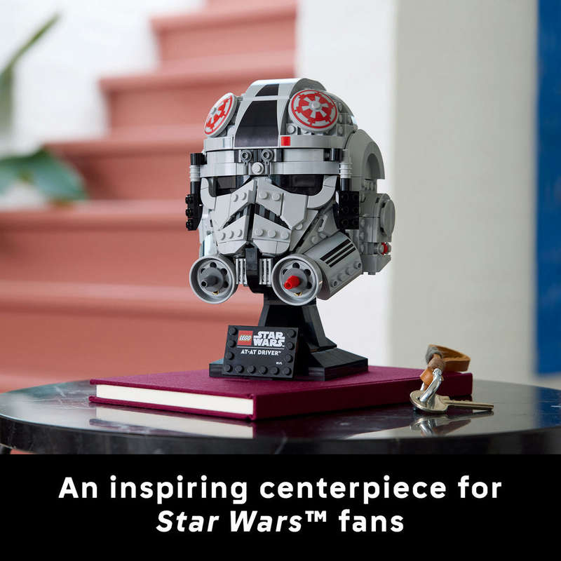 LEGO® Star Wars AT-AT Driver Helmet, Buildable Model Kit 75429