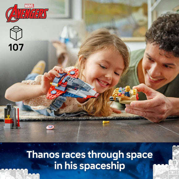 LEGO® ǀ Marvel Captain America vs. Thanos with 2 Minifigures 76319