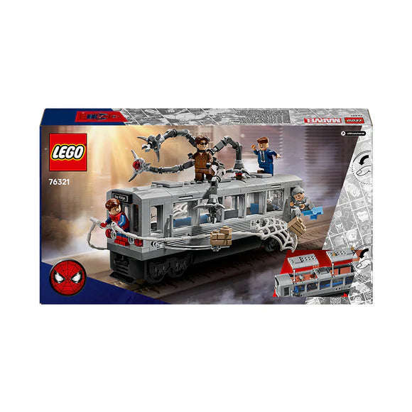 LEGO® ǀ Marvel Spider-Man vs. Doc Ock Subway Train Scene Building Toy 76321