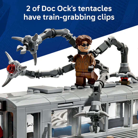 LEGO® ǀ Marvel Spider-Man vs. Doc Ock Subway Train Scene Building Toy 76321