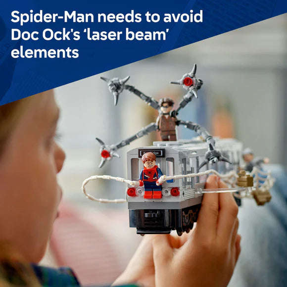 LEGO® ǀ Marvel Spider-Man vs. Doc Ock Subway Train Scene Building Toy 76321