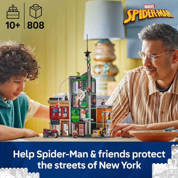 LEGO® ǀ Marvel Spider-Man vs. Oscorp, Kids Super Hero Building Kit 76324