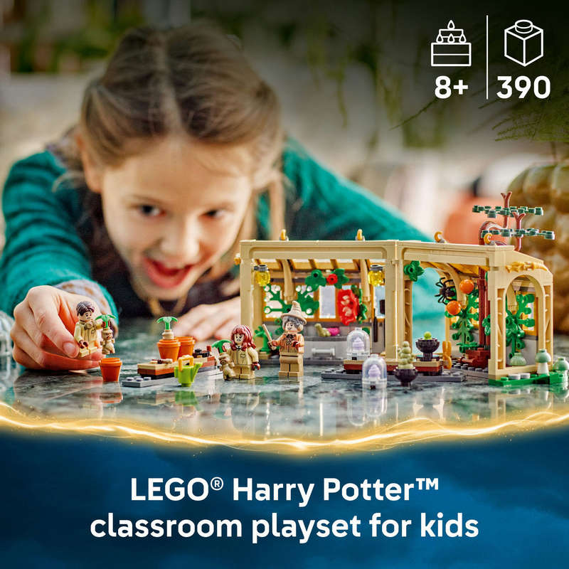 LEGO Harry Potter Hogwarts Castle: Herbology Class, Wizard Gift 76445