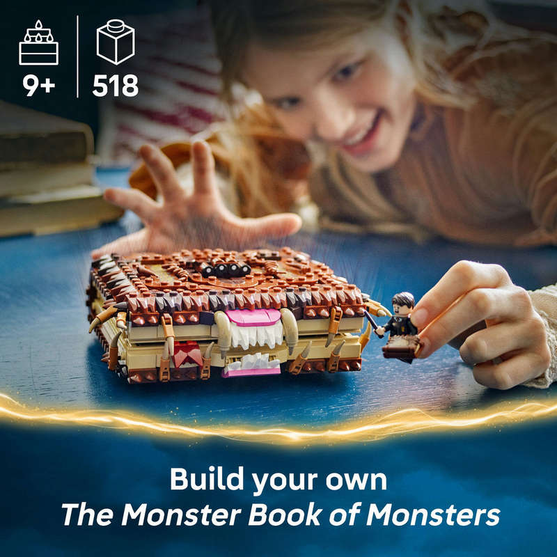 LEGO® Harry Potter Chomping Monster Book of Monsters, Wizard Toy 76449