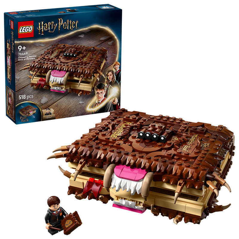 LEGO® Harry Potter Chomping Monster Book of Monsters, Wizard Toy 76449