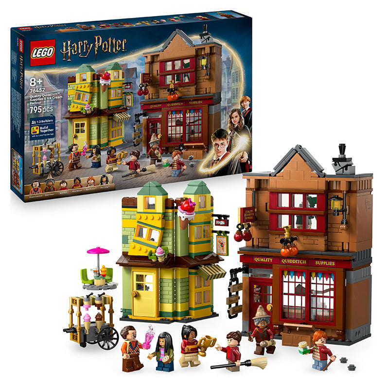 LEGO Harry Potter Quality Quidditch Supplies & Ice Cream Parlour Set 76452