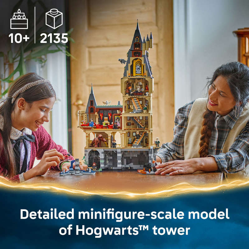 LEGO® Harry Potter Hogwarts Castle: The Main Tower Set, Wizard Gift 76454