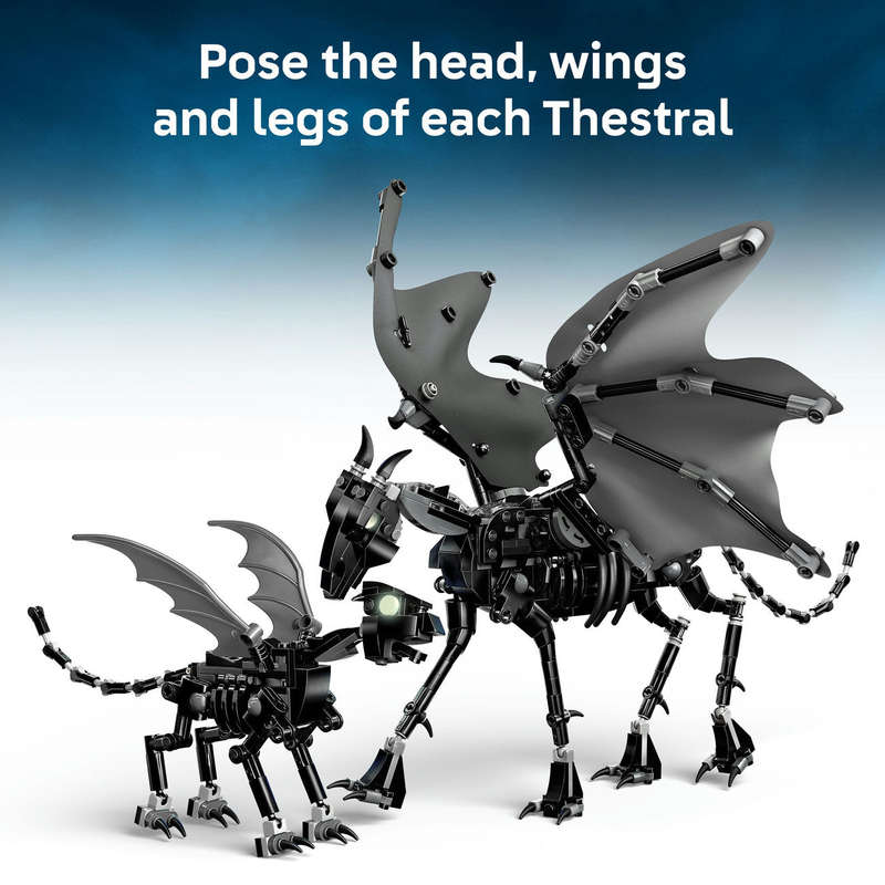 LEGO® Harry Potter Thestral Family, Mythical Creature Toy Figures 76458