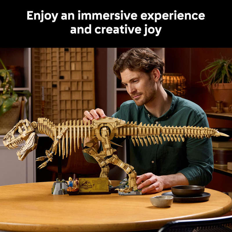 LEGO® Jurassic World Dinosaur Fossils: Tyrannosaurus rex Model Building Set 76968