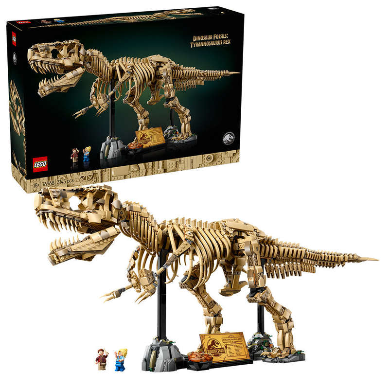 LEGO® Jurassic World Dinosaur Fossils: Tyrannosaurus rex Model Building Set 76968