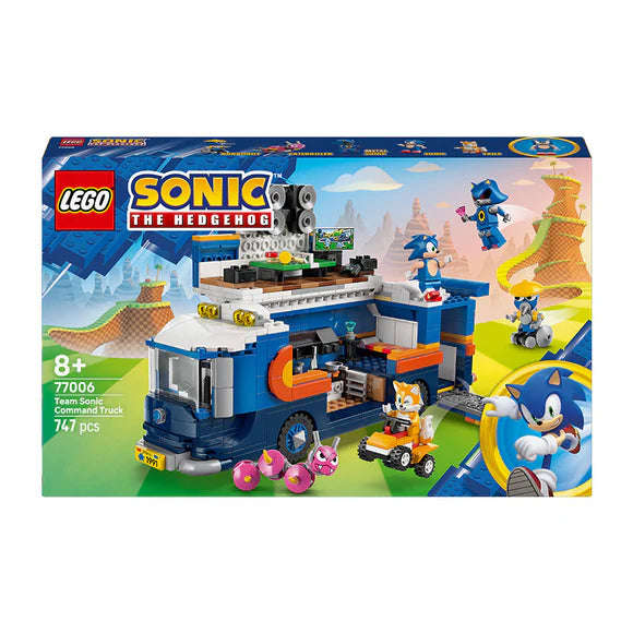 LEGO® Sonic the Hedgehog Team Sonic Command Truck Toy Gaming Merch 77006