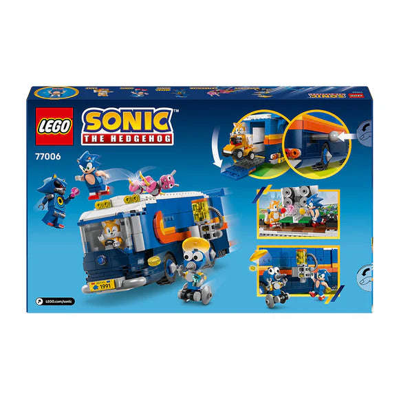 LEGO® Sonic the Hedgehog Team Sonic Command Truck Toy Gaming Merch 77006