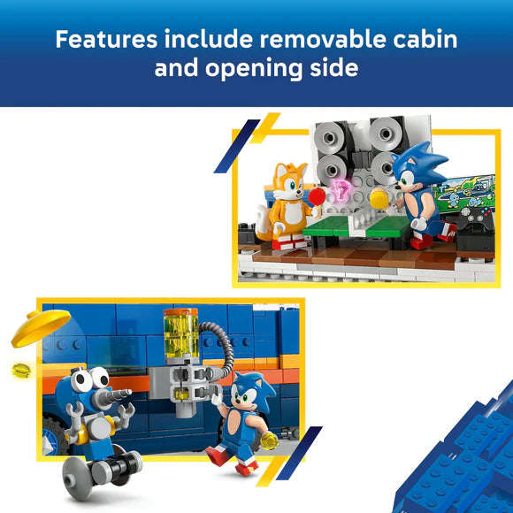 LEGO® Sonic the Hedgehog Team Sonic Command Truck Toy Gaming Merch 77006