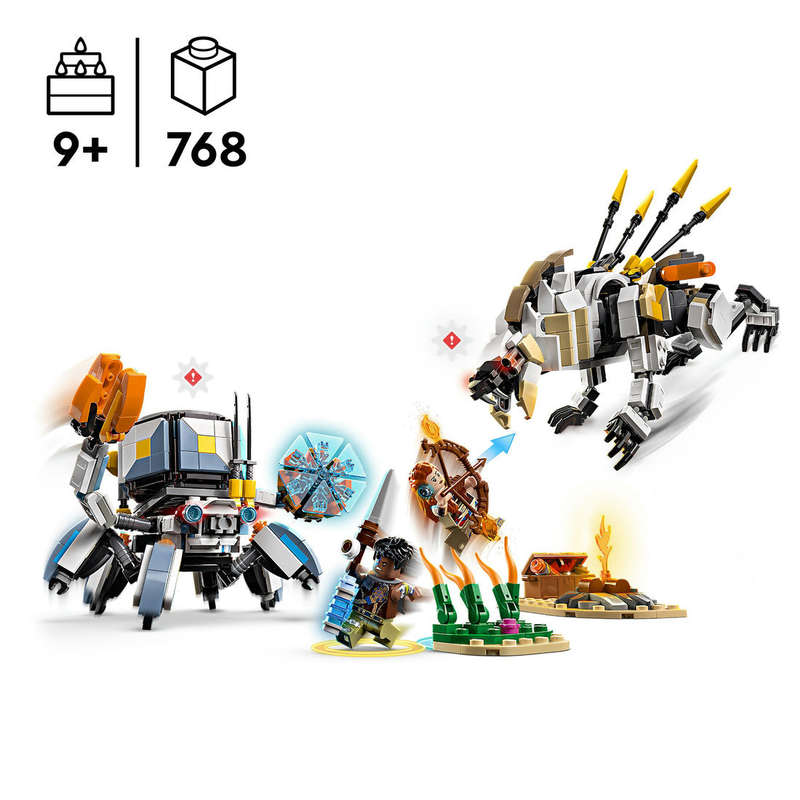 LEGO® Horizon Adventures Aloy & Varl vs. Shell-Walker & Sawtooth Toy 77037